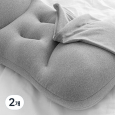 BEESTORE 可水洗熟睡枕, 2個, 餅乾奶油