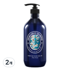 앤써웨이 모링가 앤 비오틴 샴푸 핑크 플로랄향, 980ml, 2개