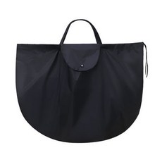 上手家居 防水安全帽袋 購物袋 大容量, 黑色, 48cm, 1個