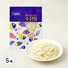 사랑해어 백진미채, 5개, 150g
