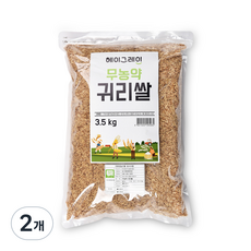 헤이그레인 무농약 귀리쌀, 2개, 3.5kg