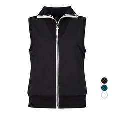 430 高爾夫女用全拉鍊編織比賽防風針織背心 LB4W510W