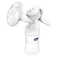 Chicco 舒適哺乳手動吸乳器, 透明, 1入
