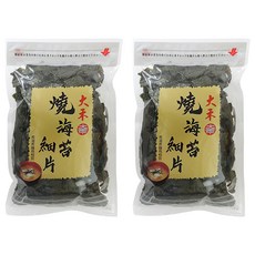 大禾 燒海苔細片 口感酥脆 香氣四溢 人氣下午茶零食, 50g, 2包