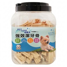 沛樂芙 強效潔牙骨 4cm, 牛奶, 1罐, 700g