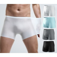 Doobalro 男款無縫平角內褲 4件組