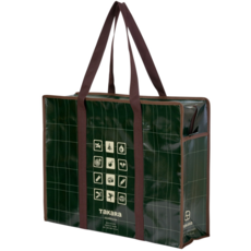 Bahia TKR 拉鍊防水布袋, 棕色