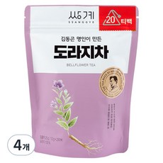 쌍계명차 김동곤 명인이 만든 도라지차, 1g, 20개입, 4개