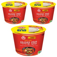 오뚜기 마라탕 컵밥, 3개, 302g
