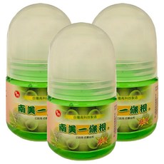 Nan Me Pharmaceutical 南美製藥 金門一條根精油滾珠, 35g, 3瓶