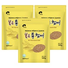 安可拓焙炒全芝麻, 500g, 3個