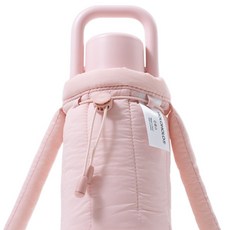 홀로홀로 밀크 원터치 보온 텀블러 + 구름 파우치 세트, PINK, PINK, 1세트, 430ml