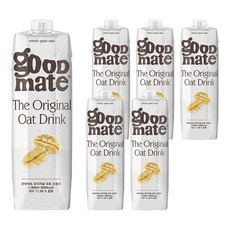 Goodmate 原味燕麥飲, 6個, 1L