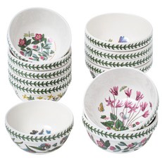 [쿠팡수입] 포트메리온 보타닉 가든 밥공기+국공기 6인 세트, 혼합색상, 공기 6p + 대접 6p, 6세트