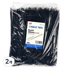 KDy 束線帶 500p, 2個, 黑