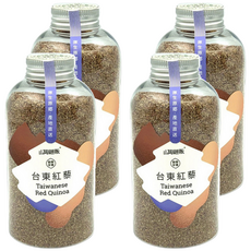 山海經脈 台東紅藜 原住民早期傳統作物 堅持不用化學肥料、農藥, 230g, 4罐