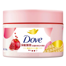 Dove 多芬 去角質身體磨砂膏 石榴籽與乳木果香, 298g, 1罐