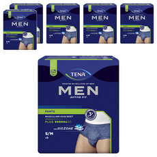 TENA 添寧 男士內褲型成人紙尿褲, 中型, 9入, 6個