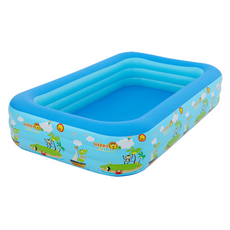 充氣泳池 一池多用, 藍色, 1個