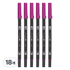 톰보 ABT 듀얼 브러시펜, 665 퍼플, 18개