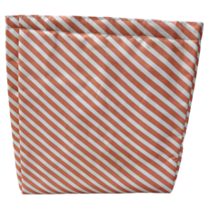 Caldo卡朵生活 寬束口牛津布保溫冰便當提袋-條紋粉, 1個