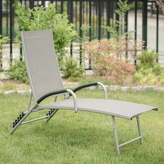 아웃네스트 아웃도어 각도조절 접이식 선베드, 혼합색상, 1개