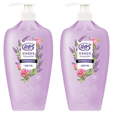 花香5 舒緩平衡洗髮乳 薰衣草玫瑰, 1.1kg, 2瓶