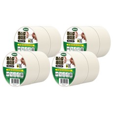 스코라 마스킹 테이프 화이트 48mm x 15m, 8개