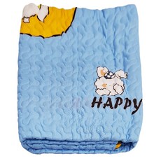 JAROI 可水洗透氣多功能保暖墊, 月亮兔 藍色 + 綠色 + 黃色