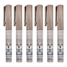 好想兔 攜帶式筆型剪刀 省力彈簧設計, 雨衣, 6支