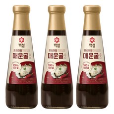 CJ BEKSUL 白雪 頂級香辣蠔油, 350g, 3個