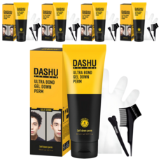 DASHU 男性強力壓貼燙髮膠組, 100ml, 5組
