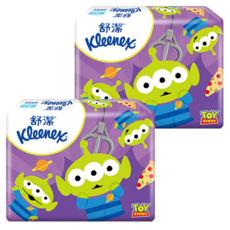 Kleenex 舒潔 迪士尼雲朵系列 旅行包超柔面紙 款式隨機 70張, 4包, 2組