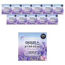 온더바디 플라워 휘핑 비누 아이리스, 90g, 12개입