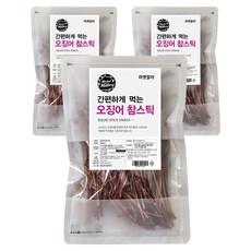 마켓밀러 오징어 참스틱, 200g, 3개