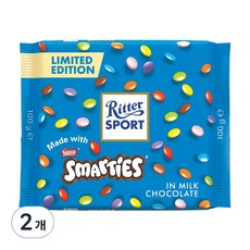 Ritter Sport Smarty's 牛奶巧克力, 100g, 2個