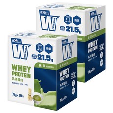 義美生醫 W PROTEIN乳清蛋白飲 抹茶, 350g, 2盒