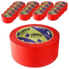 신흥테이프 마스킹 테이프 빨강 48mm x 40m, 18개
