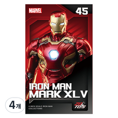 제트디토이 마블 아이언맨 마크45 피규어10cm, 4개