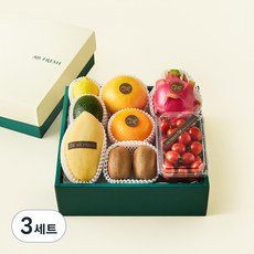 올프레쉬 베이직 과일 소믈리에 세트 2호, 2.09kg, 3세트