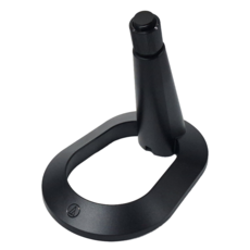 audio-technica 鐵三角 麥克風立架 原廠保固 145.3 x 52mm 257g, AT8703, 黑色, 1個
