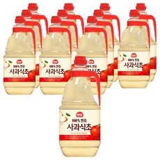 해표 사과식초, 1.8L, 12개
