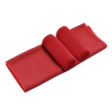 IGNAS 涼感毛巾 30x90, 紅色, 3個