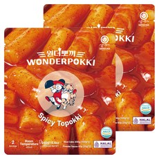 Samsiokki Wonderbbokki 香辣袋裝辣炒年糕, 240g, 2個