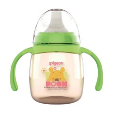pigeon 貝親 迪士尼鴨嘴杯 5個月以上, 250ml, 1個, 綠色 維尼