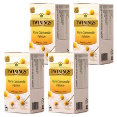트와이닝 카모마일 티백, 1g, 25개입, 4개