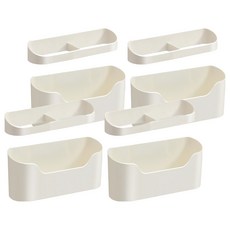 뉴립 미니멀 무타공 우산꽂이 세트, 4개, 화이트