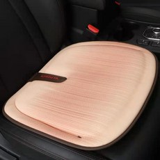 HongHong Market 特殊材質凝膠墊 四季通用汽車坐墊, 米色, 1個