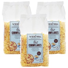 베리발 무가당 유기농 콘플레이크, 250g, 3개