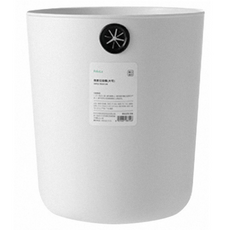 FaSoLa 素雅系列多用途帶圓孔固定垃圾桶 L PP+PVC材質 抗壓抗摔 敞開無蓋設計 2個, L(大款), FA-YF-202B